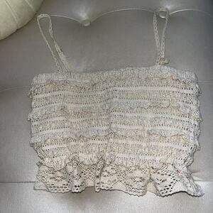 Crochet crop top